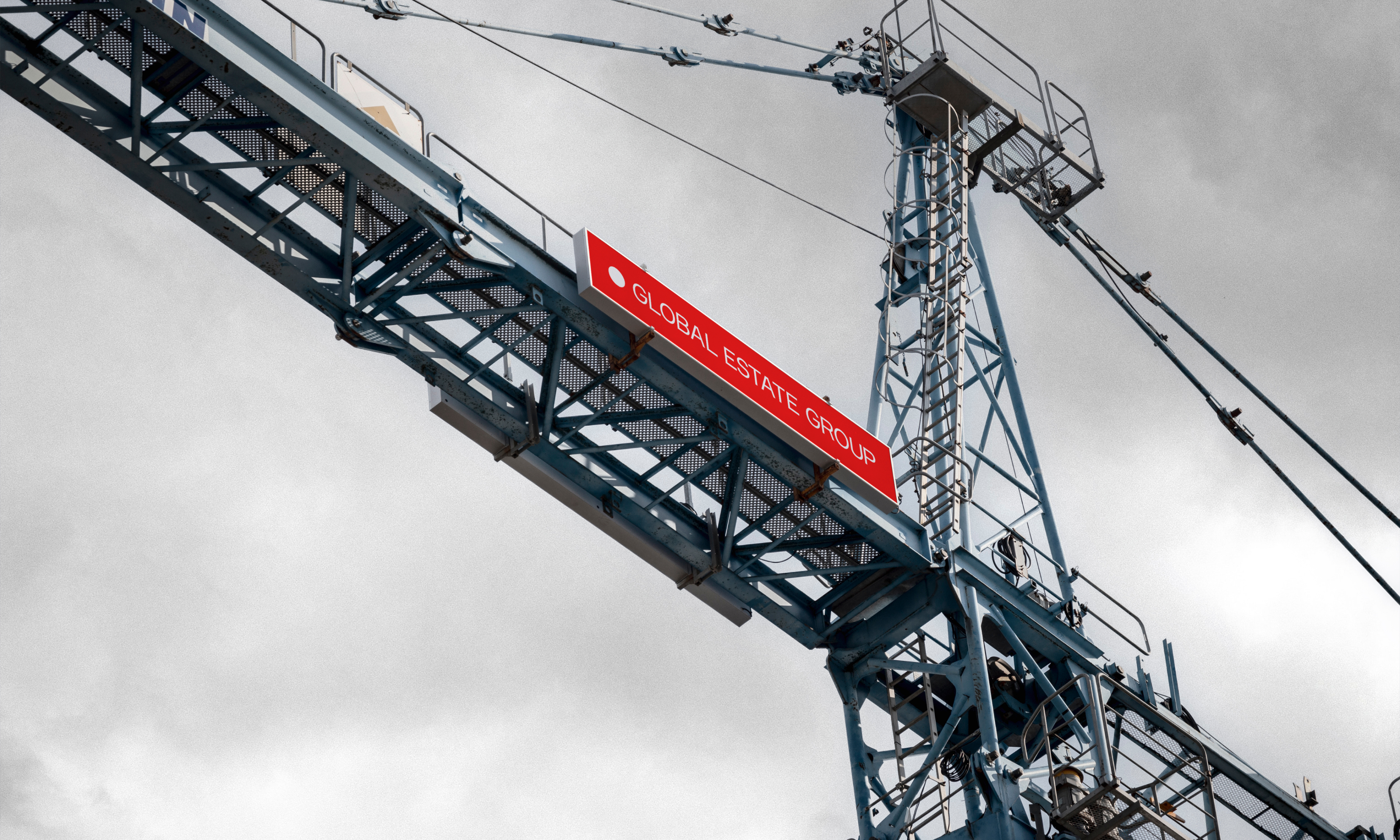 Global Estate Group - branding by MOQO - werfcommunicatie kraan