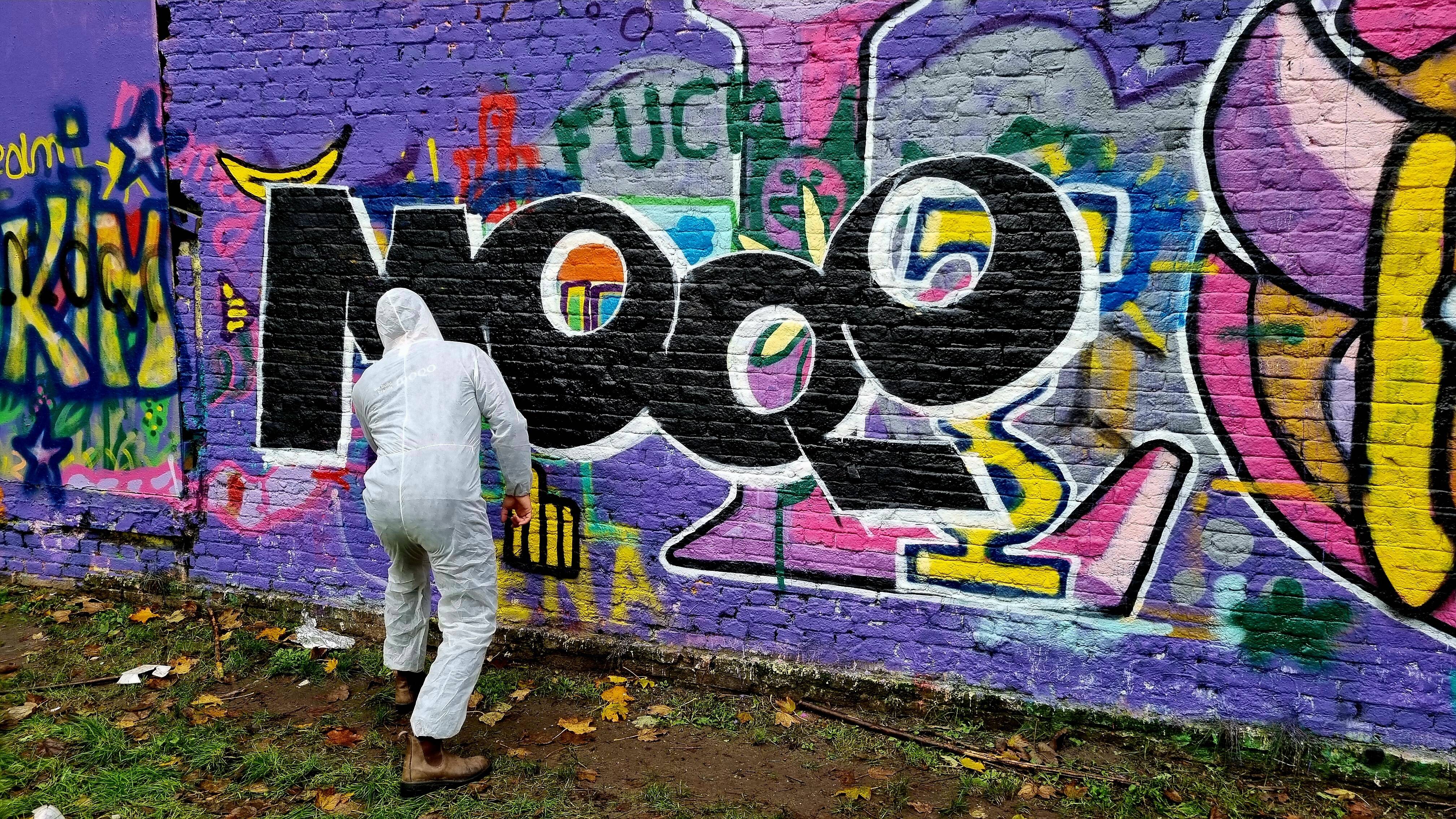 MOQO teambuilding - graffitiworkshop Justin